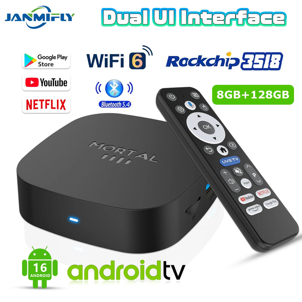 Watch Netflix & YouTube in 4K on Any TV – Smart Android TV Box